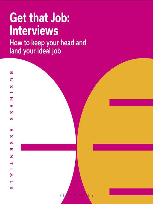 Title details for Get That Job: Interviews by Mark Meadows - Available